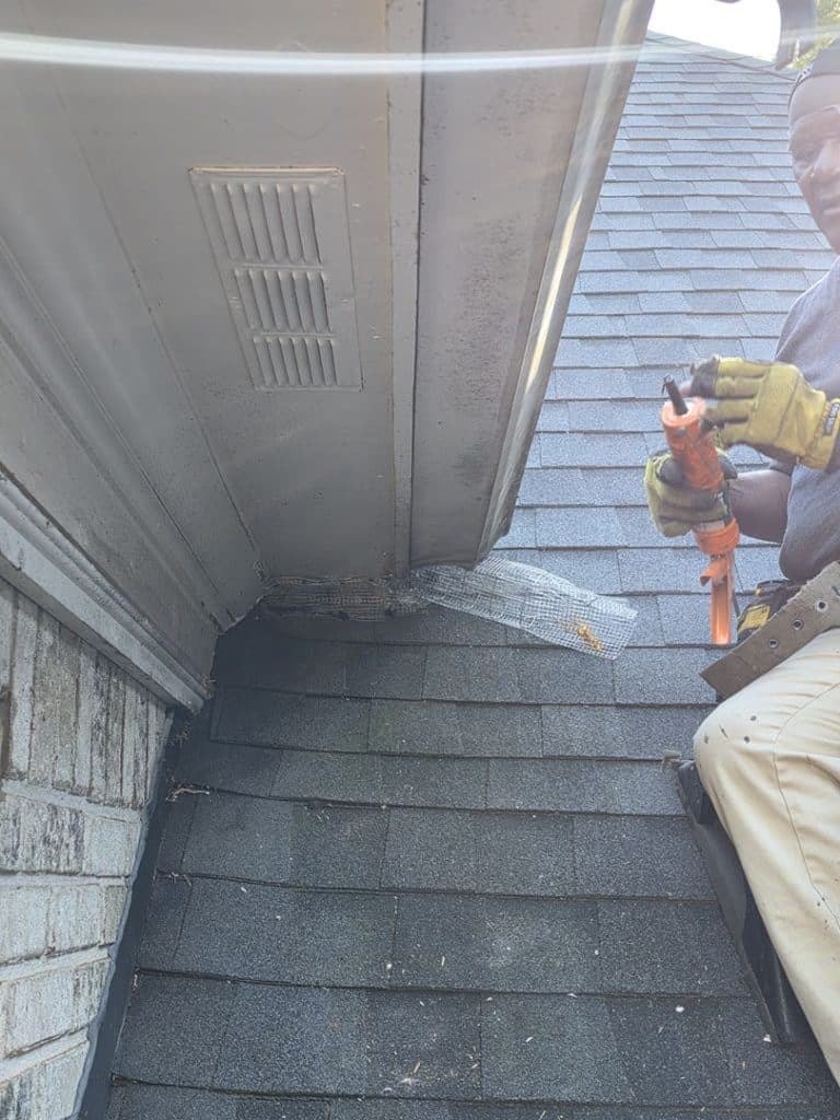 animal tunnel roof installation