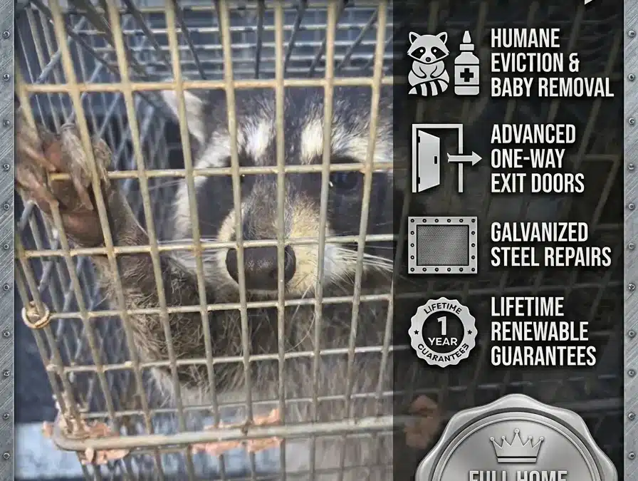 Raccoon Trapping vs. Humane Eviction: What’s Best for Lawrenceville and Norcross Homeowners?